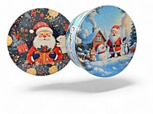 Подарок в жестяной банке Новогоднее волшебство