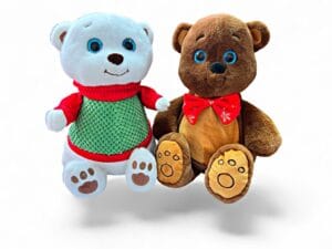 Конфетница белый мишка