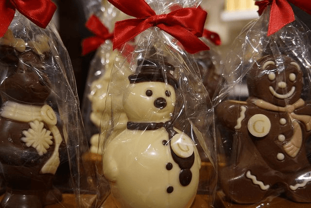 Шоколадные фигурки новогодней тематики