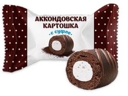 Конфеты "Аккондовская картошка" с суфле