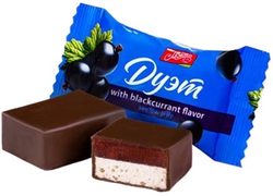 Конфеты "Дуэт" суфле со вкусом черной смородины