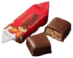 Конфеты "Мягкий грильяж" на арахисе